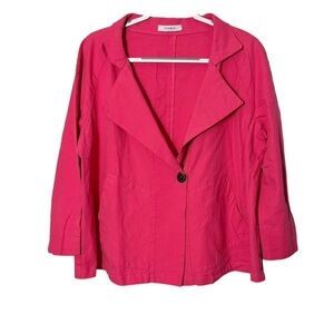 Vitamin Clothing Pink Cotton Jacket